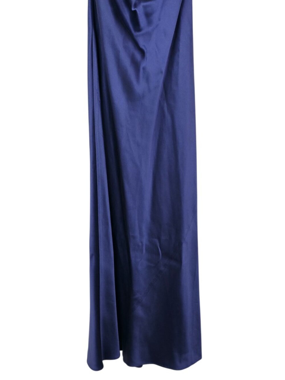 Reformation Casette Dress Iris Navy Blue Silk Open Back Midi Size 0 - Picture 6 of 9